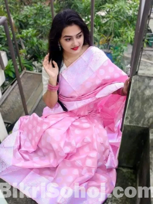 Soft Silk Indian-Inspired Katan Saree